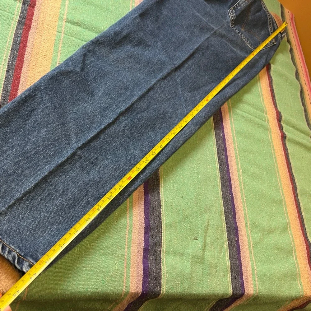 Levis 560 Comfort Fit Jeans Mens 38x34 Blue Tapered Leg Baggy Denim 560-0217